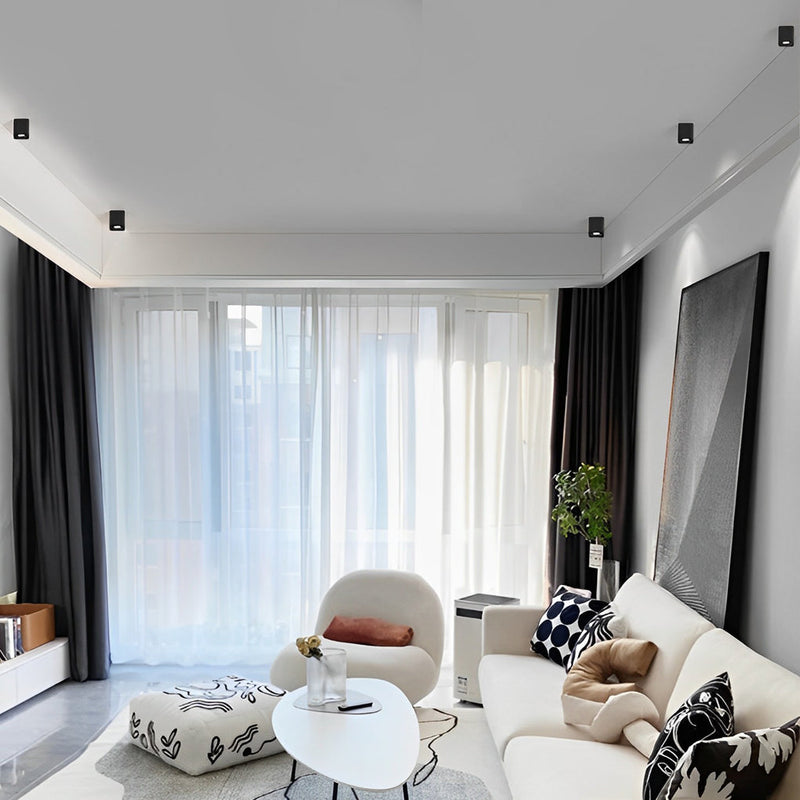 Square Adjustable LED Ceiling Grille Light with Three-Step Dimming - Modern Lighting Solution for Home & Office