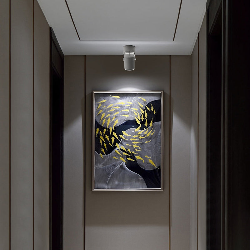 Adjustable Aluminum Round COB Modern Ceiling Spotlight | Versatile Downlight Fixture for Home & Office