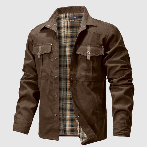Alessandro Veneti Men's Ironclad Jacket - Versatile, Durable, Stylish Outerwear for All Seasons