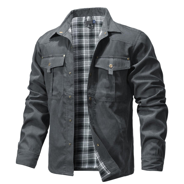Alessandro Veneti Men's Ironclad Jacket - Versatile, Durable, Stylish Outerwear for All Seasons