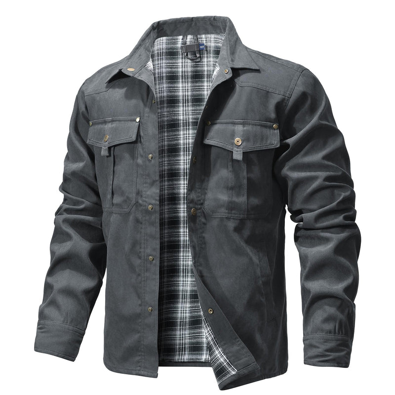 Alessandro Veneti Men's Ironclad Jacket - Versatile, Durable, Stylish Outerwear for All Seasons