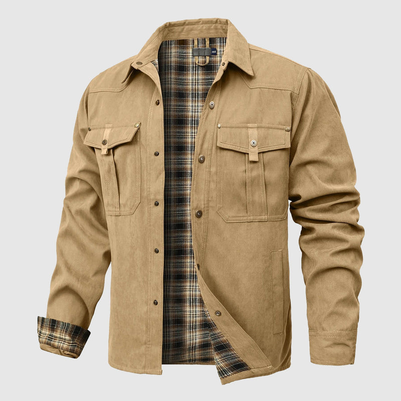Alessandro Veneti Men's Ironclad Jacket - Versatile, Durable, Stylish Outerwear for All Seasons