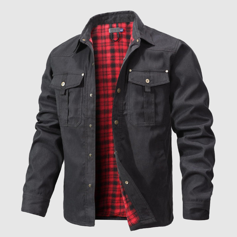 Alessandro Veneti Men's Ironclad Jacket - Versatile, Durable, Stylish Outerwear for All Seasons