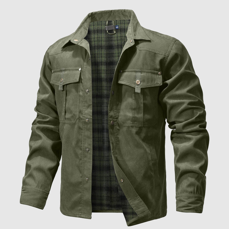 Alessandro Veneti Men's Ironclad Jacket - Versatile, Durable, Stylish Outerwear for All Seasons
