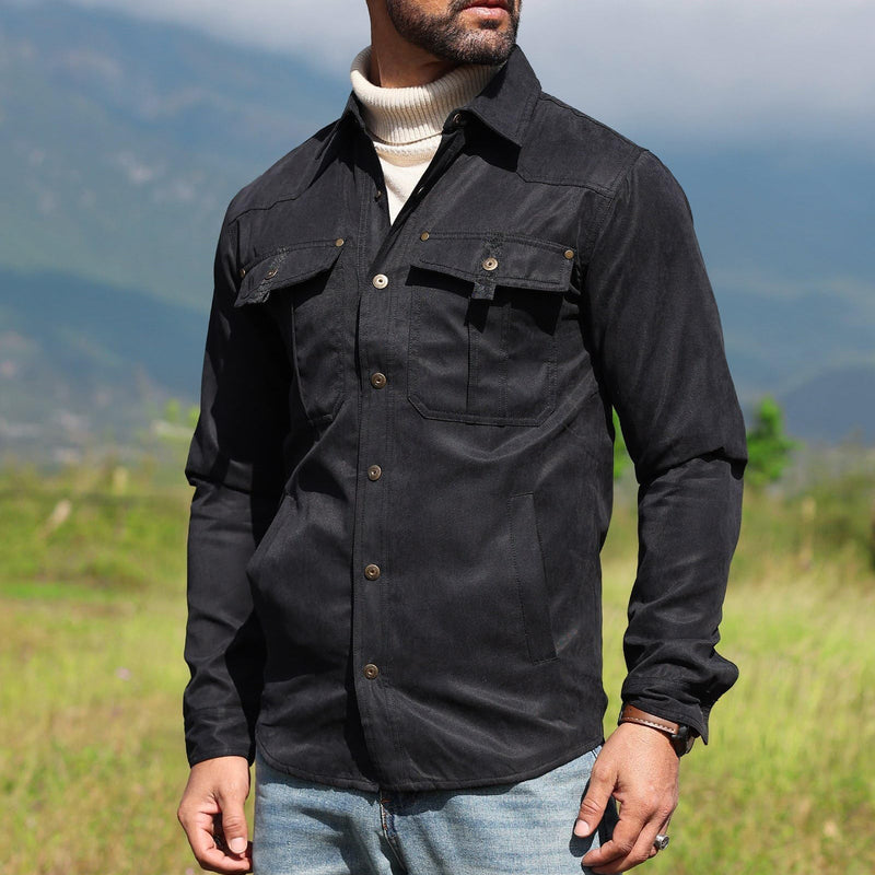 Alessandro Veneti Men's Ironclad Jacket - Versatile, Durable, Stylish Outerwear for All Seasons