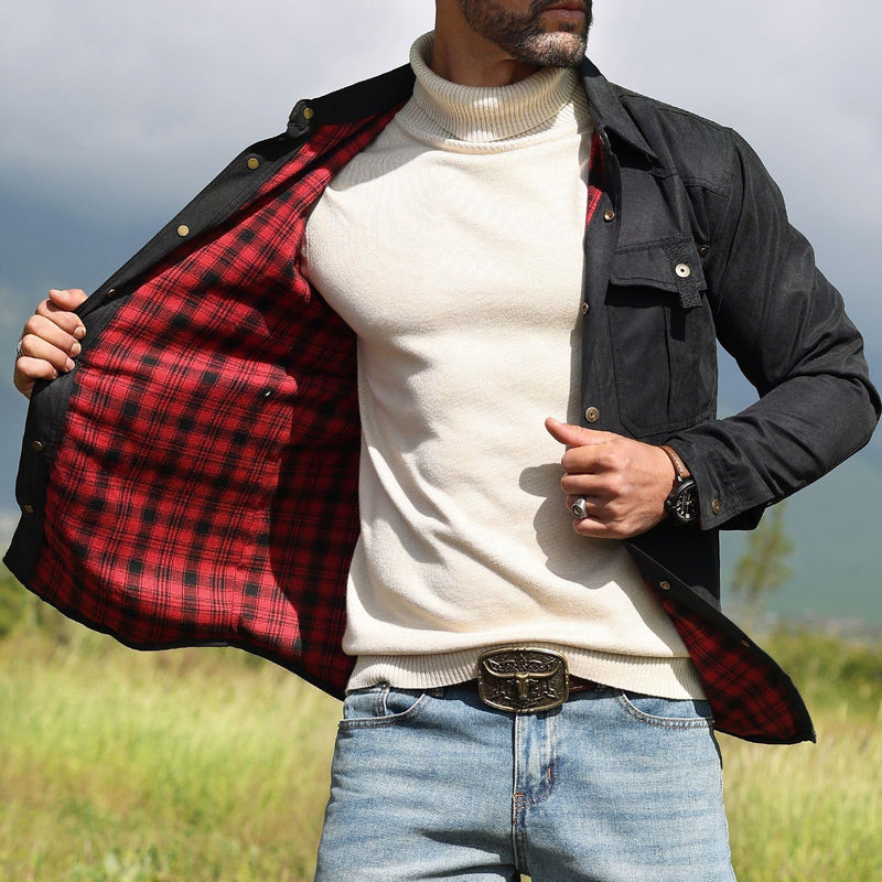 Alessandro Veneti Men's Ironclad Jacket - Versatile, Durable, Stylish Outerwear for All Seasons