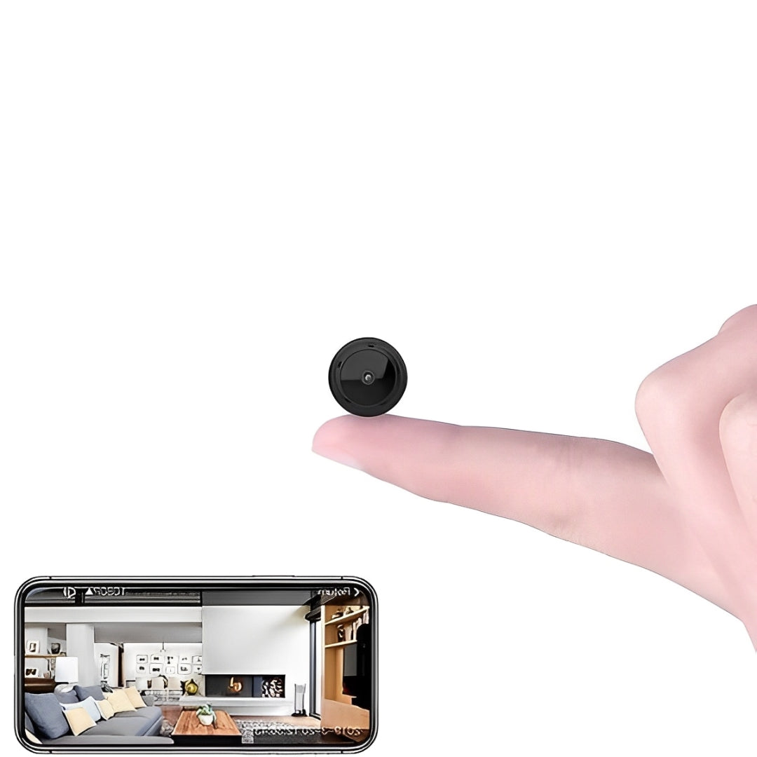 1080P HD Mini WiFi Camera with IR Night Vision - Home Security & Baby Monitor