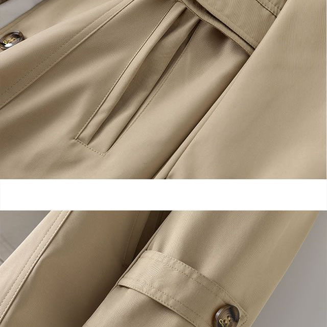 Elegant Bella Vita Trench Coat by Sofia Amoretti - Chic Women's Outerwear for Year-Round Style