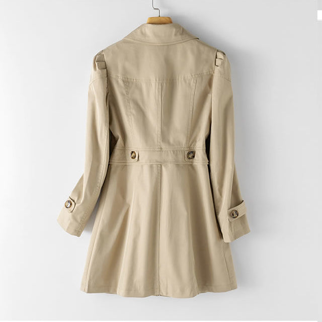 Elegant Bella Vita Trench Coat by Sofia Amoretti - Chic Women's Outerwear for Year-Round Style