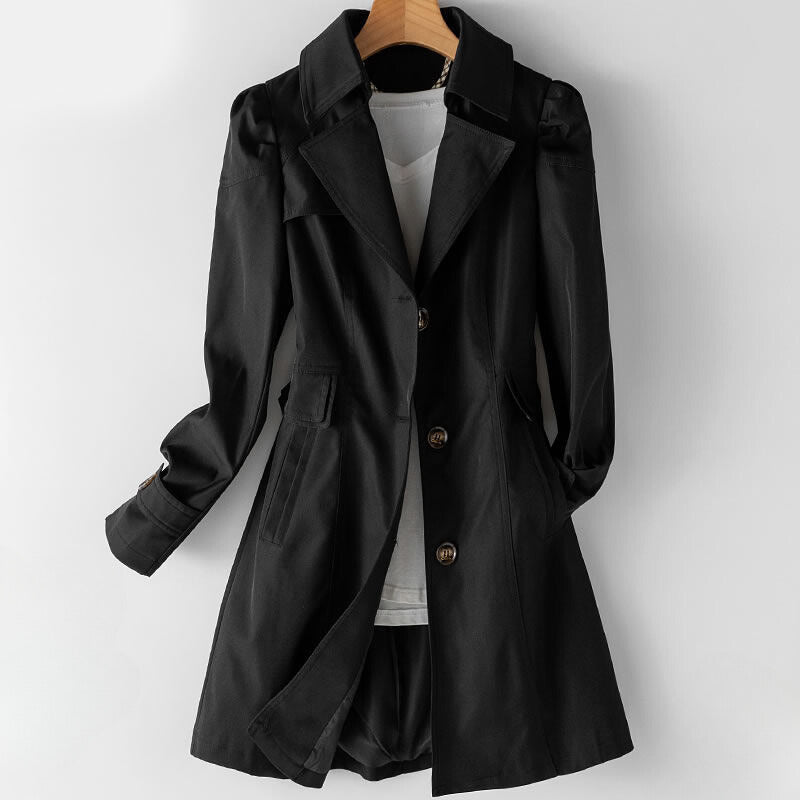 Elegant Bella Vita Trench Coat by Sofia Amoretti - Chic Women's Outerwear for Year-Round Style
