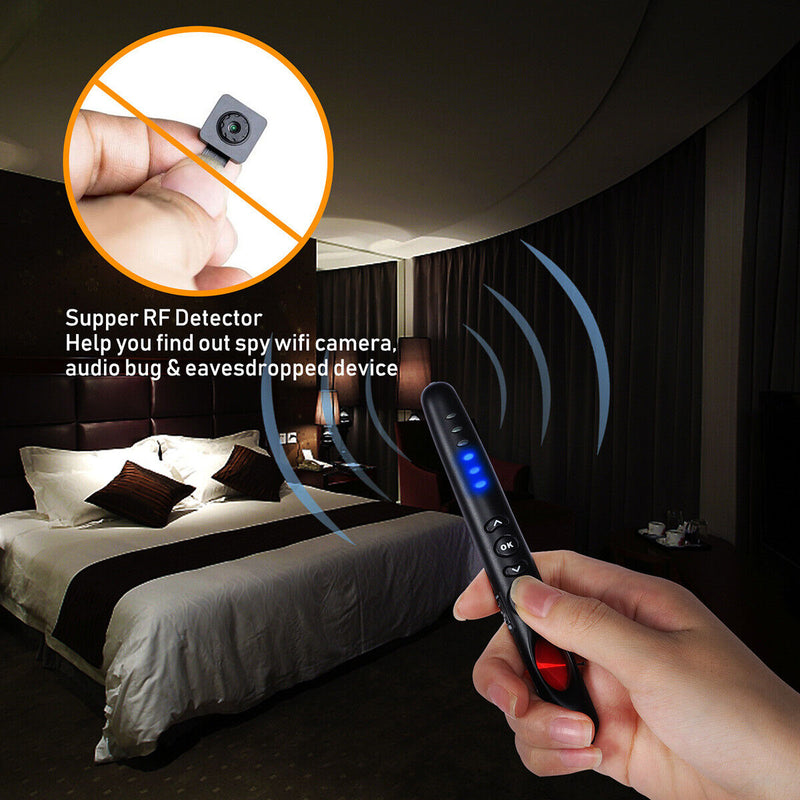Advanced Hidden Camera Bug Detector & GPS Tracker for Hotels and Vehicles - Ensure Privacy & Security