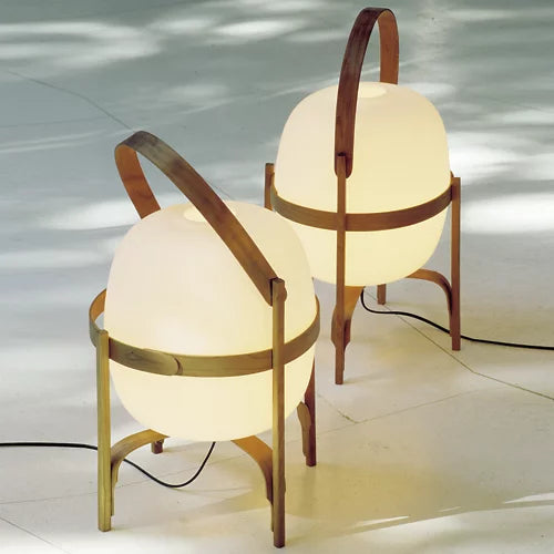 Portable LED Table Lamp with Global Design - 1-Light Standing Frame for Home & Office Decor