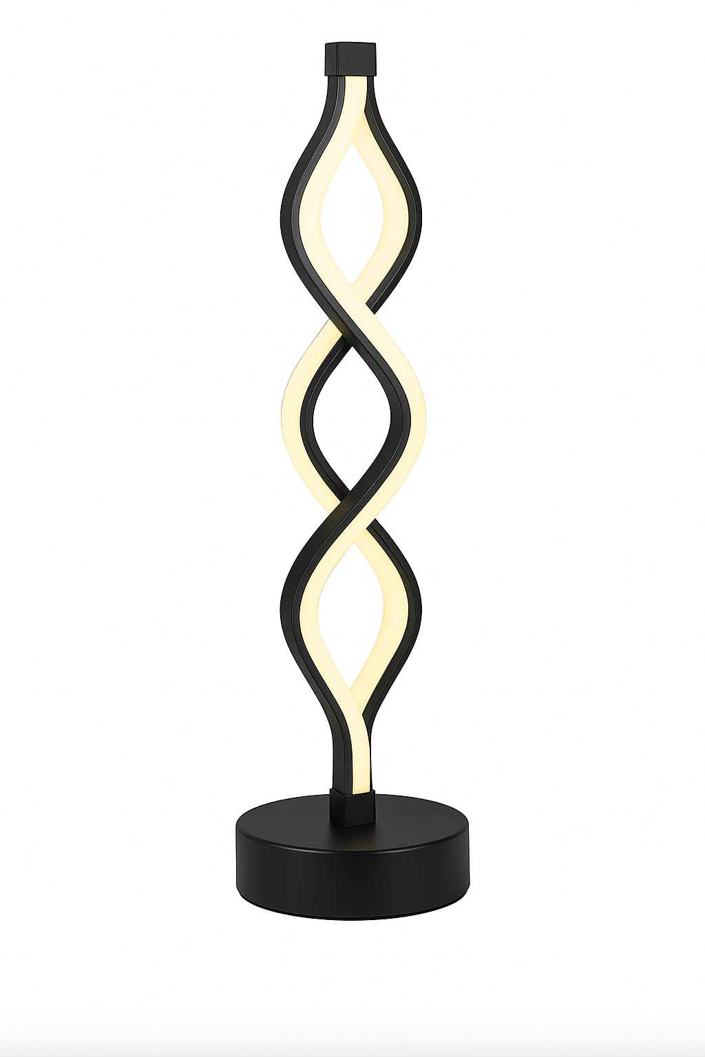 Double Helix Glow – Sculptural Light for Modern Spaces