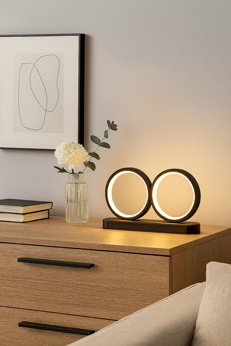 Modern Arc Dual LED Lamp – Minimalism in Motion