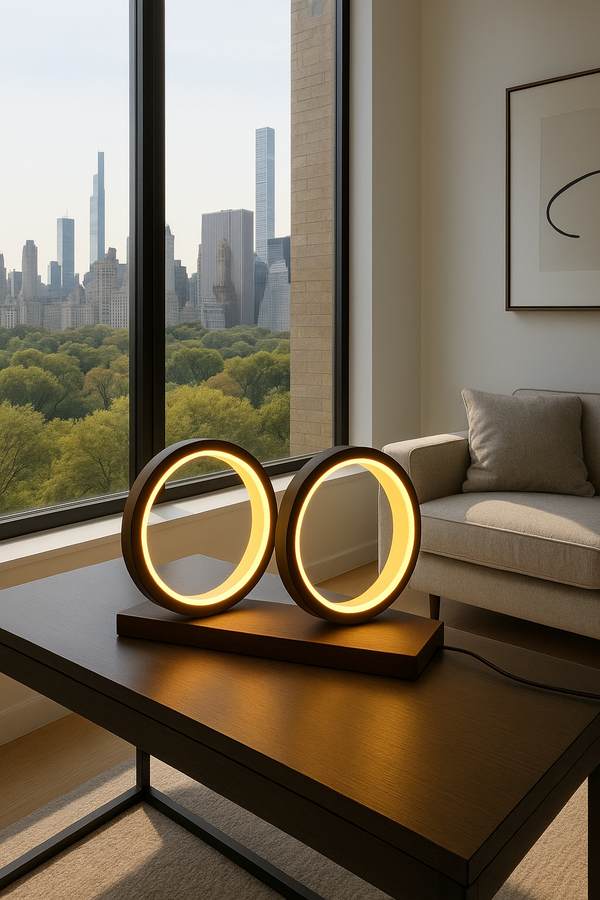 Modern Arc Dual LED Lamp – Minimalism in Motion