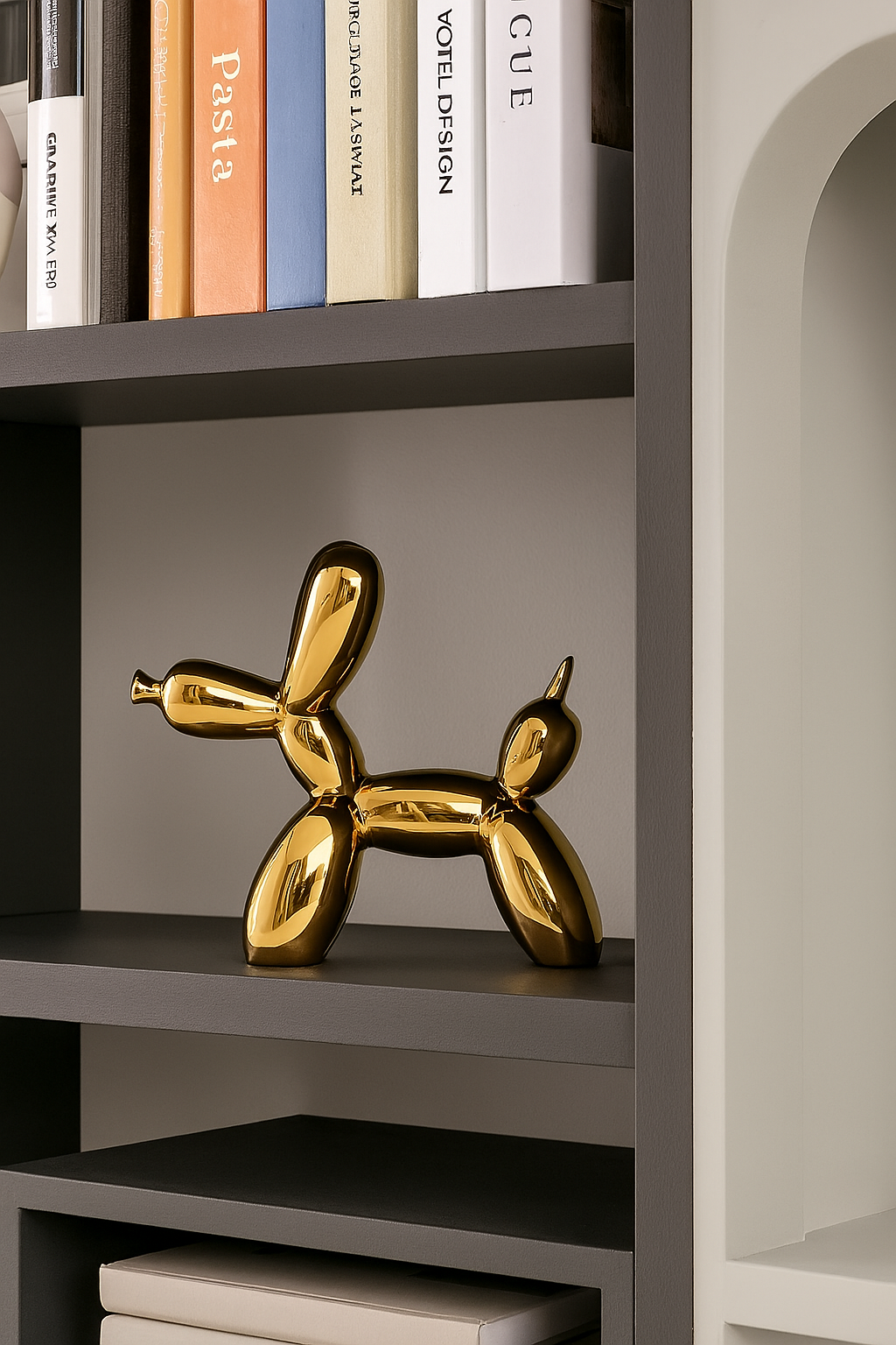 Gold Balloon Dog Sculpture