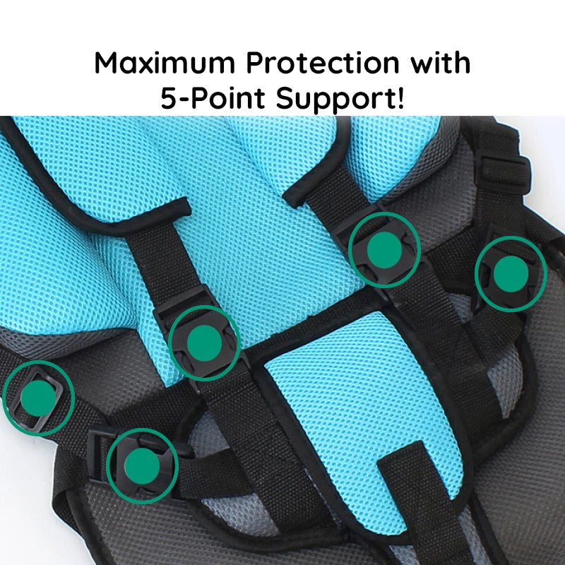 Child Safety Car Seat Cushion - Comfortable & Secure Protection for Kids
