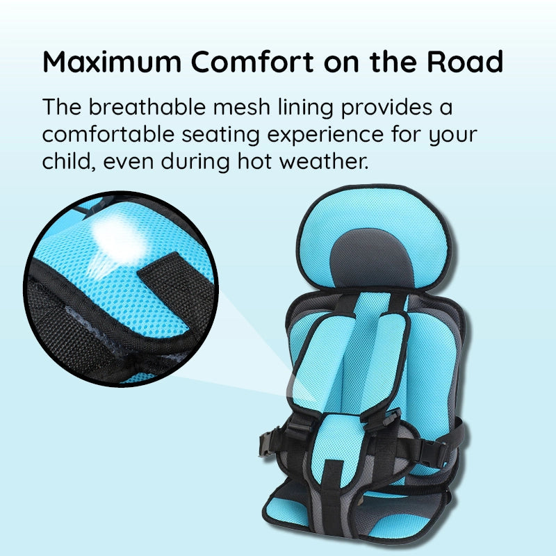 Child Safety Car Seat Cushion - Comfortable & Secure Protection for Kids