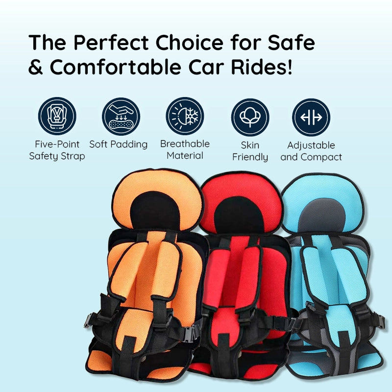 Child Safety Car Seat Cushion - Comfortable & Secure Protection for Kids
