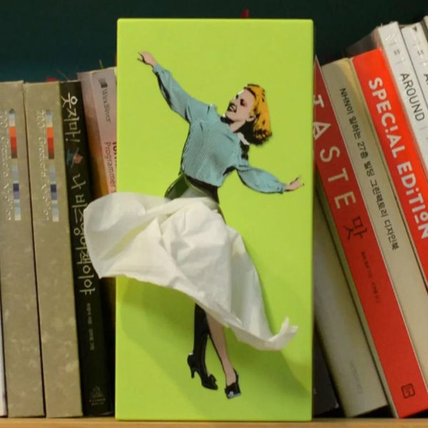 Elegant Flying Skirt Tissue Box - Stylish Home Decor & Functional Tissue Holder