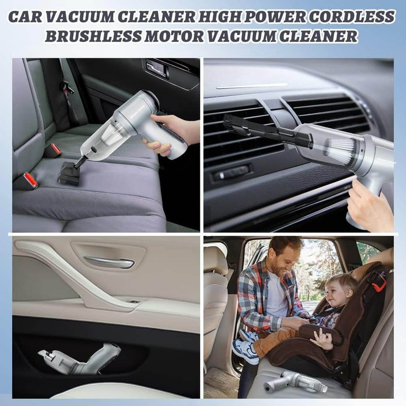 3-in-1 Cordless Brushless Car Vacuum Cleaner - Powerful, Portable & Versatile for Ultimate Car Cleaning