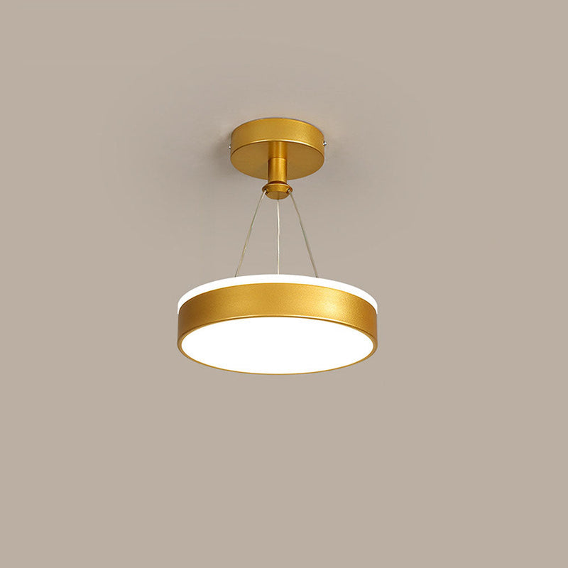 Stylish Modern Metal LED Pendant Ceiling Light Fixture - Sleek Design for Home & Office