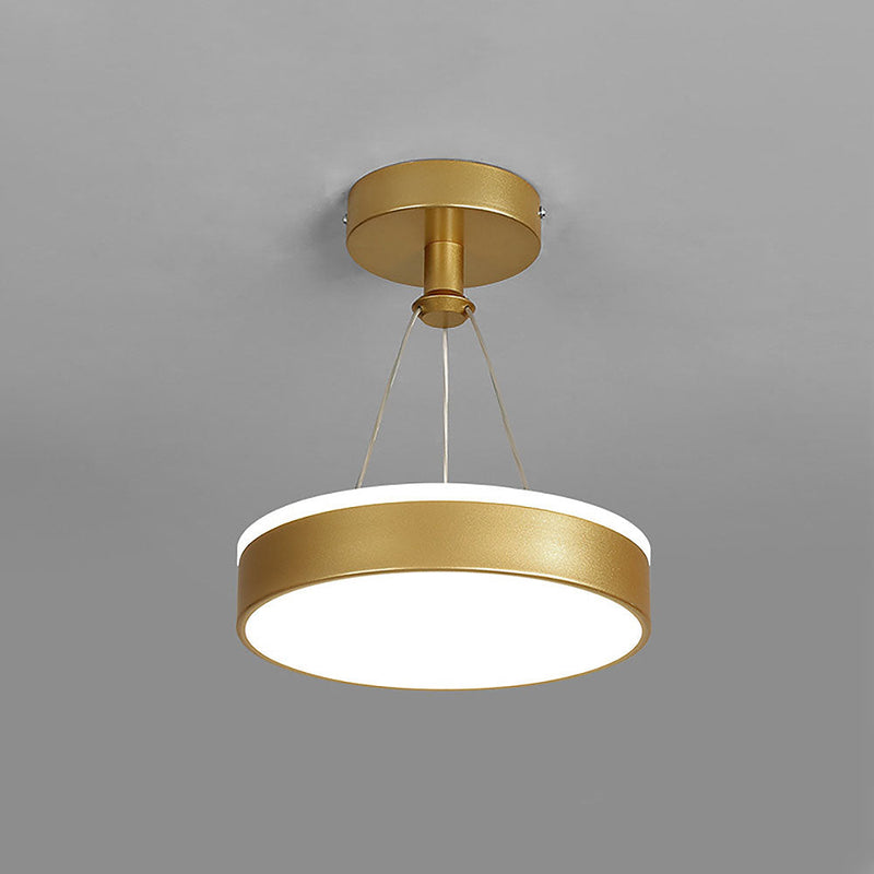 Stylish Modern Metal LED Pendant Ceiling Light Fixture - Sleek Design for Home & Office