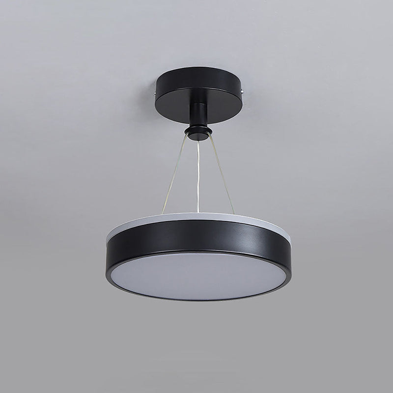 Stylish Modern Metal LED Pendant Ceiling Light Fixture - Sleek Design for Home & Office