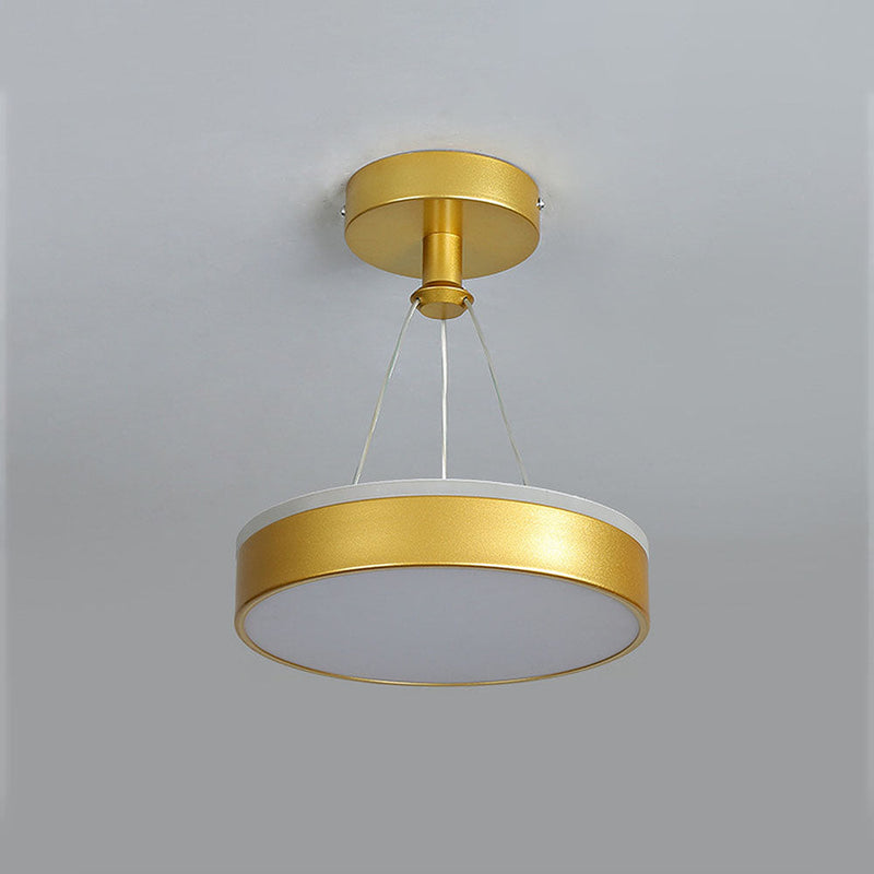 Stylish Modern Metal LED Pendant Ceiling Light Fixture - Sleek Design for Home & Office