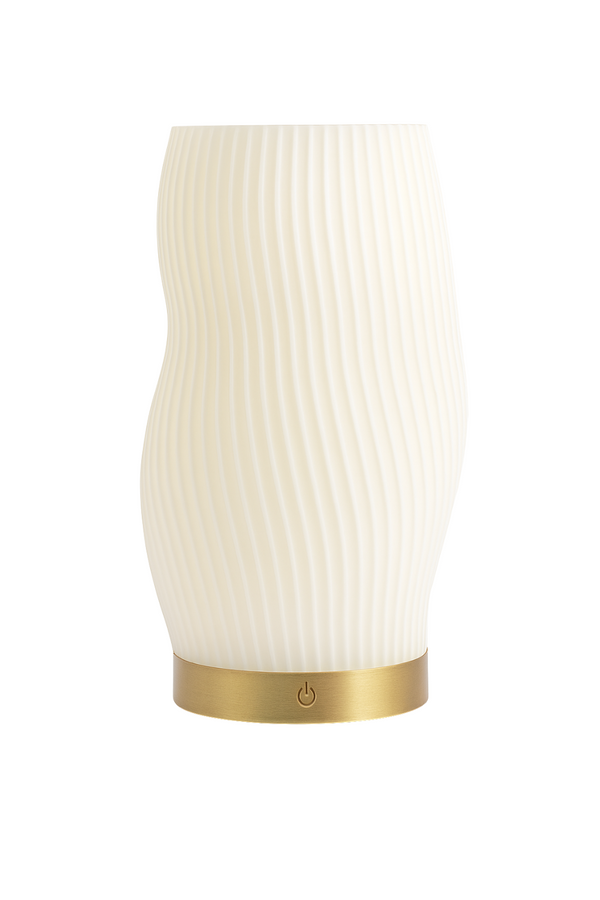 Waveform LED Lamp – Sculptural Light, Seamless Style
