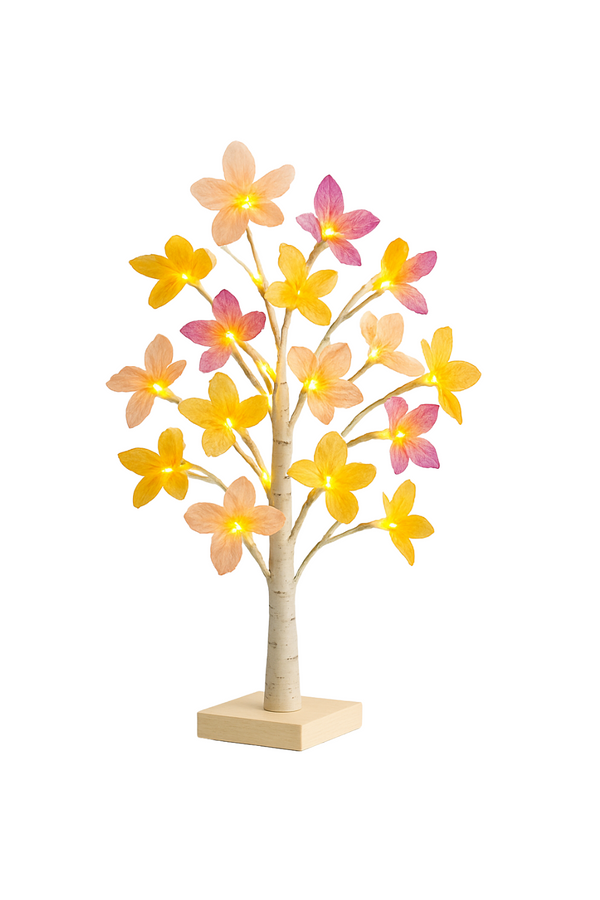Floral Blossom Tree Lamp – Soft Light, Botanical Elegance