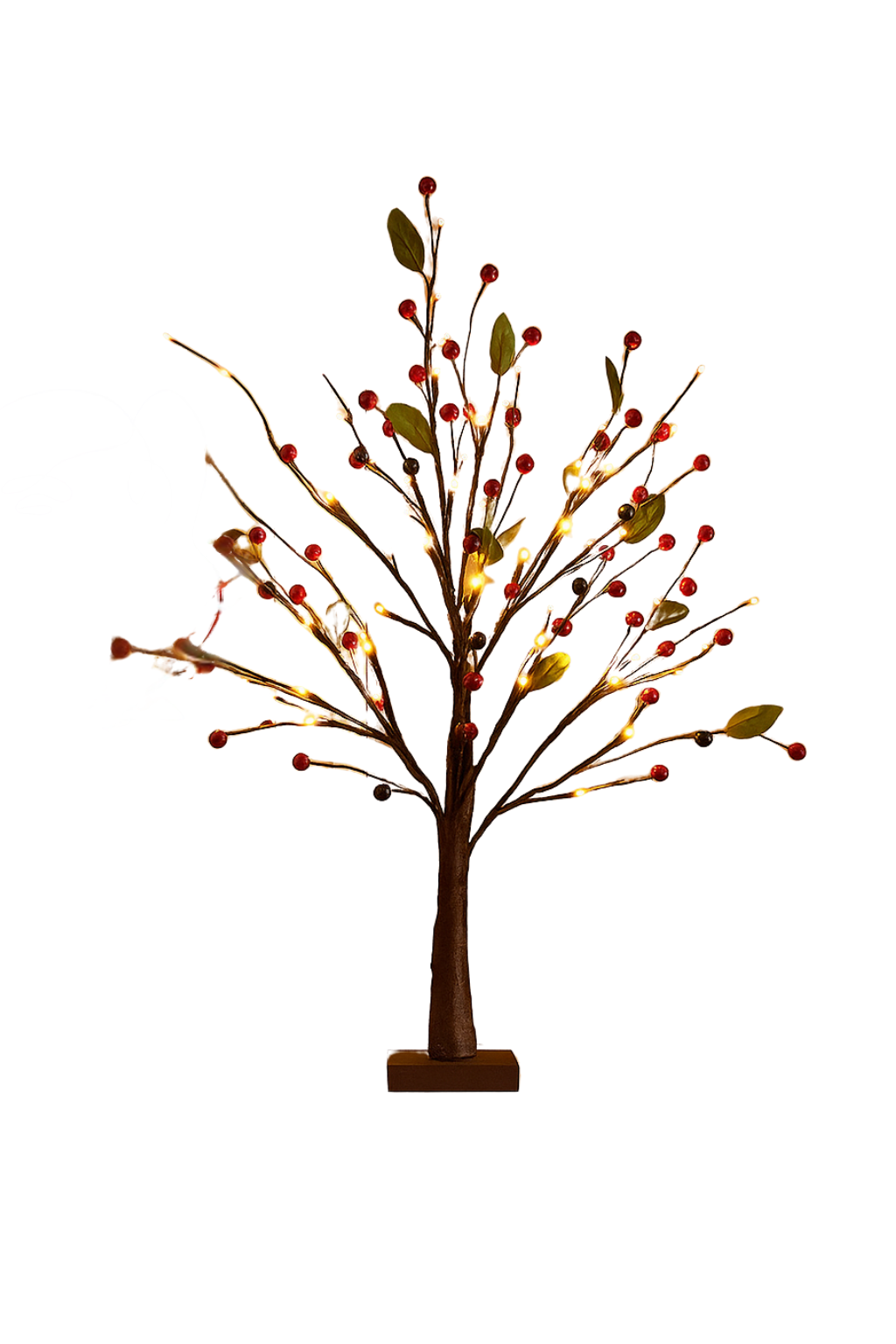 Berry Tree Lamp – Festive Charm, Year-Round Glow