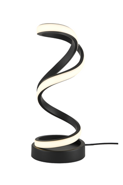 Sculptural Wave LED Lamp – Futuristic Simplicity