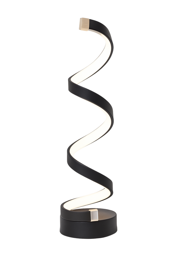 Spiral Motion LED Lamp – Fluid Form, Ambient Warmth