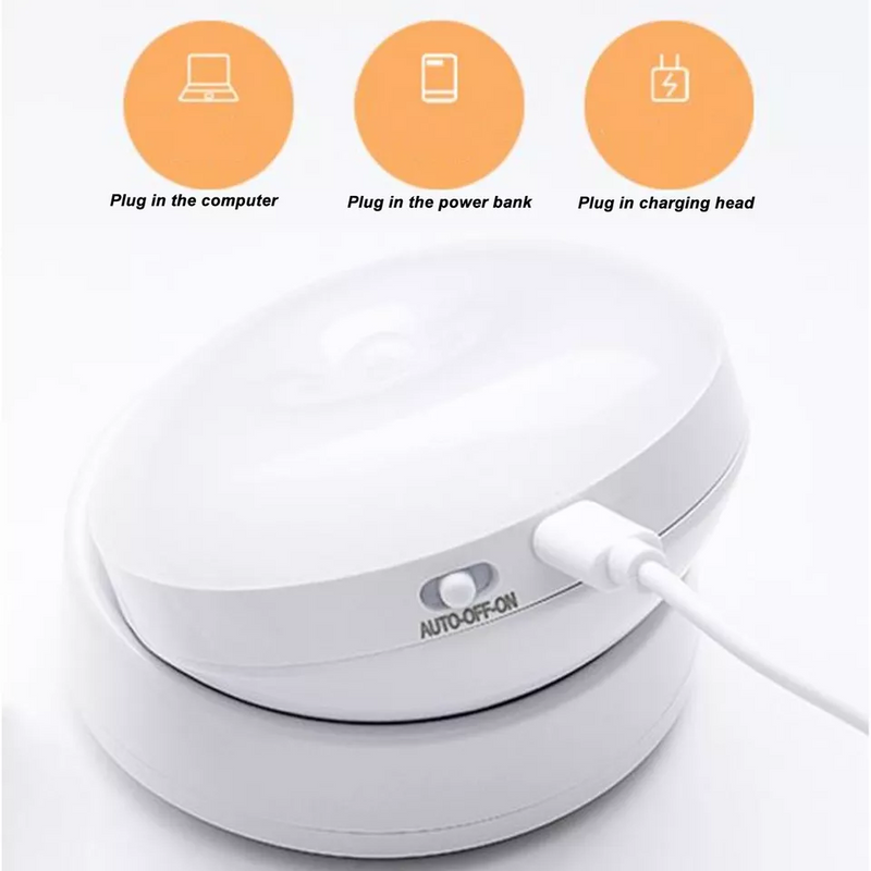Indoor LED Motion Sensor Light - Energy-Efficient, Automatic On/Off, Ideal for Hallways, Closets, and Stairs