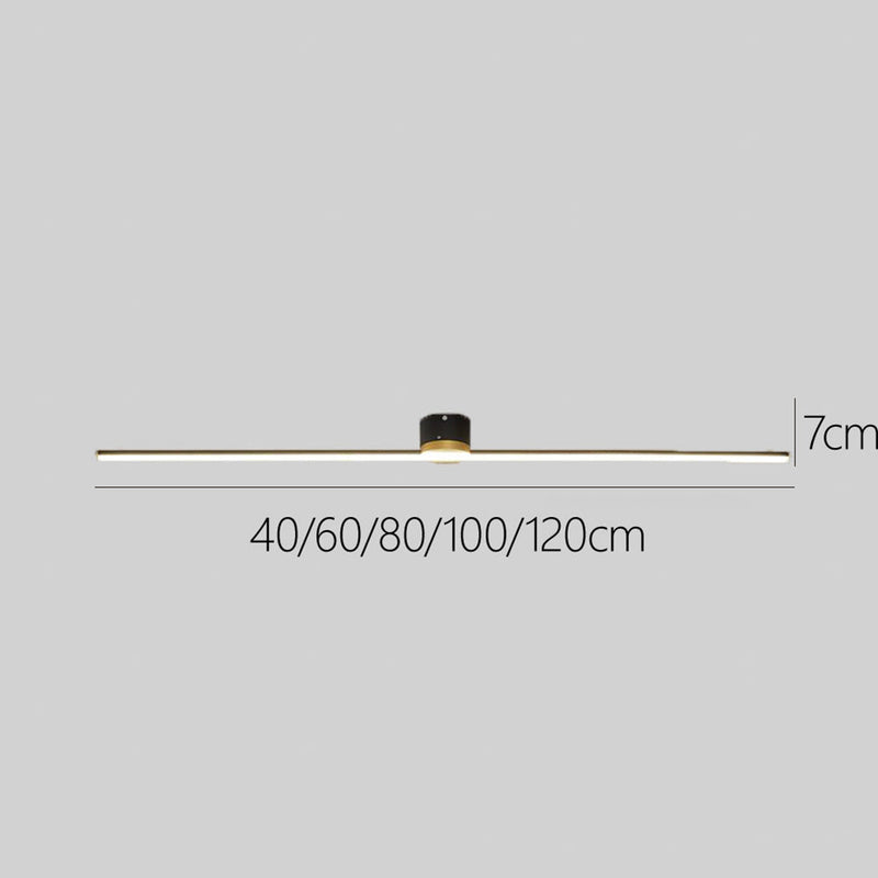 Sleek LED Ceiling Light - Modern Slim Linear Fixture for Contemporary Spaces