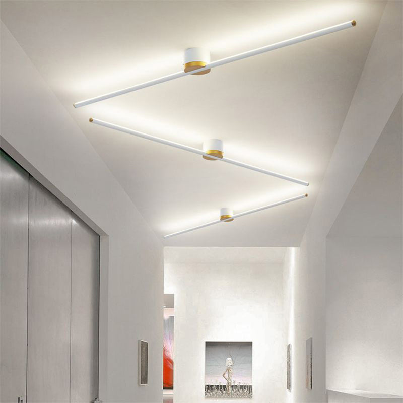 Sleek LED Ceiling Light - Modern Slim Linear Fixture for Contemporary Spaces