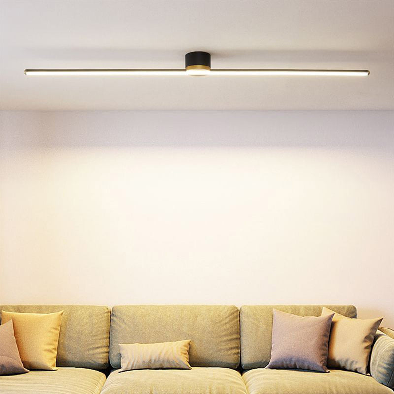 Sleek LED Ceiling Light - Modern Slim Linear Fixture for Contemporary Spaces