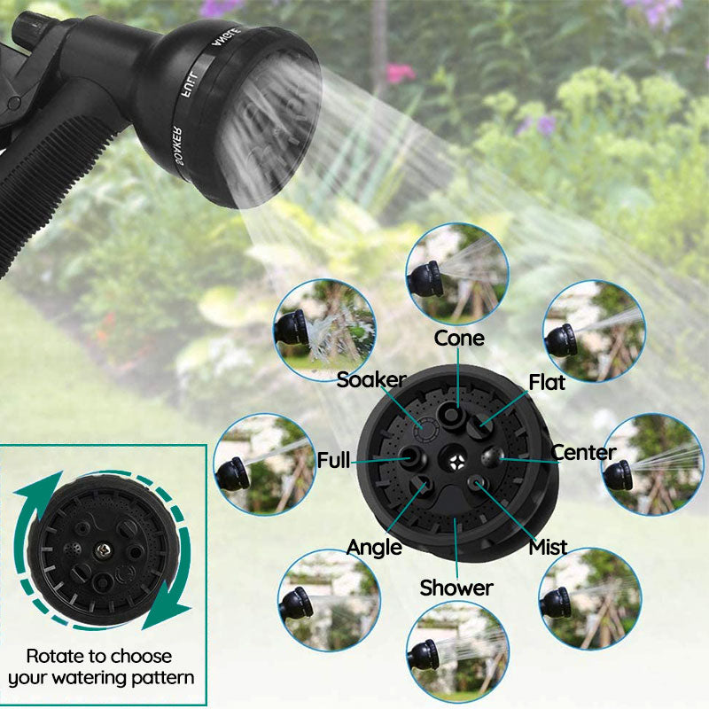 100FT Expandable Garden Hose - Lightweight, Durable, Kink-Free, and Easy to Store - Perfect for Outdoor Watering and Gardening