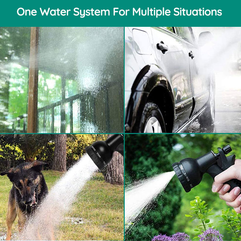 100FT Expandable Garden Hose - Lightweight, Durable, Kink-Free, and Easy to Store - Perfect for Outdoor Watering and Gardening