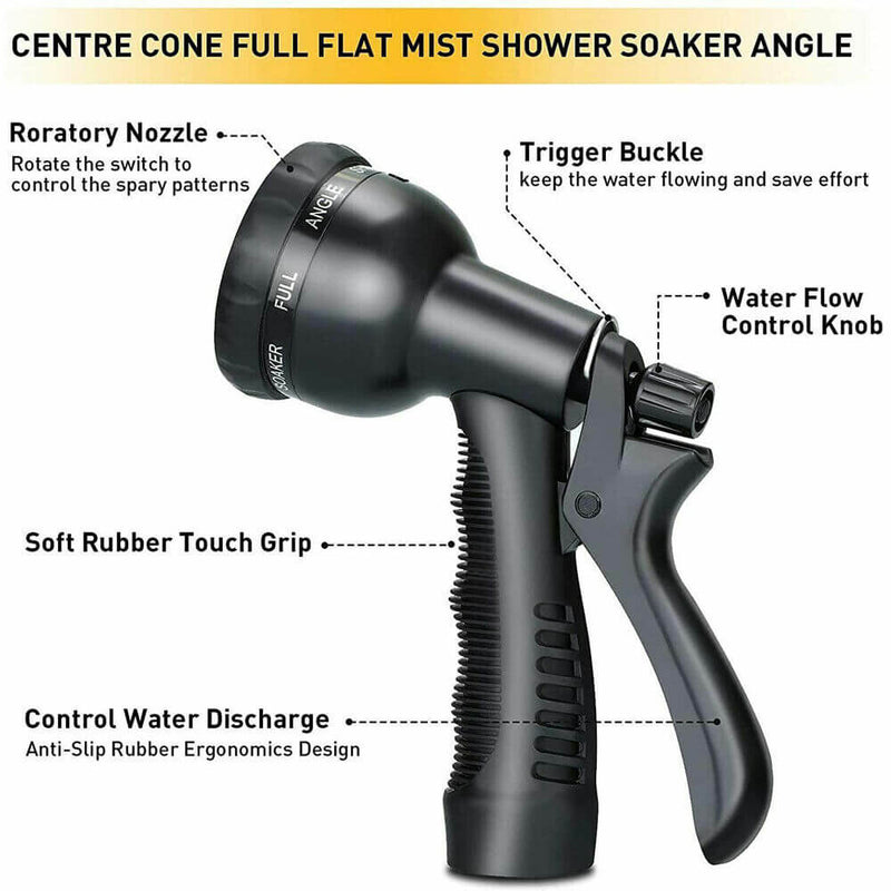 Expandable Flexible Garden Hose - Lightweight, Durable, and Kink-Free Design for Easy Watering