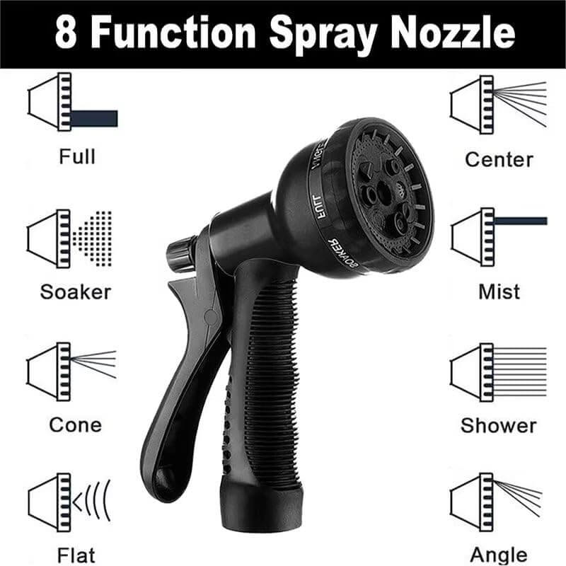 Expandable Flexible Garden Hose - Lightweight, Durable, and Kink-Free Design for Easy Watering
