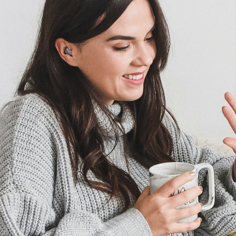 IPX5 Waterproof Wireless In-Ear Headphones - Sweat-Proof, Bluetooth 5.0, Noise Cancelling, Perfect for Sports & Outdoor Activities