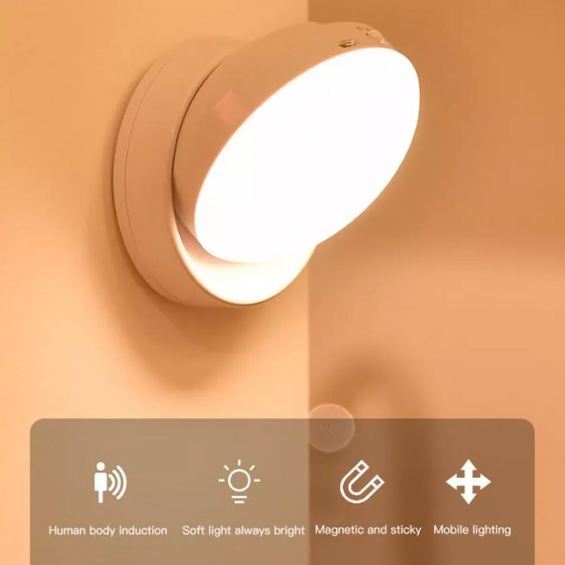 Indoor LED Motion Sensor Light - Energy-Efficient, Automatic On/Off, Ideal for Hallways, Closets, and Stairs