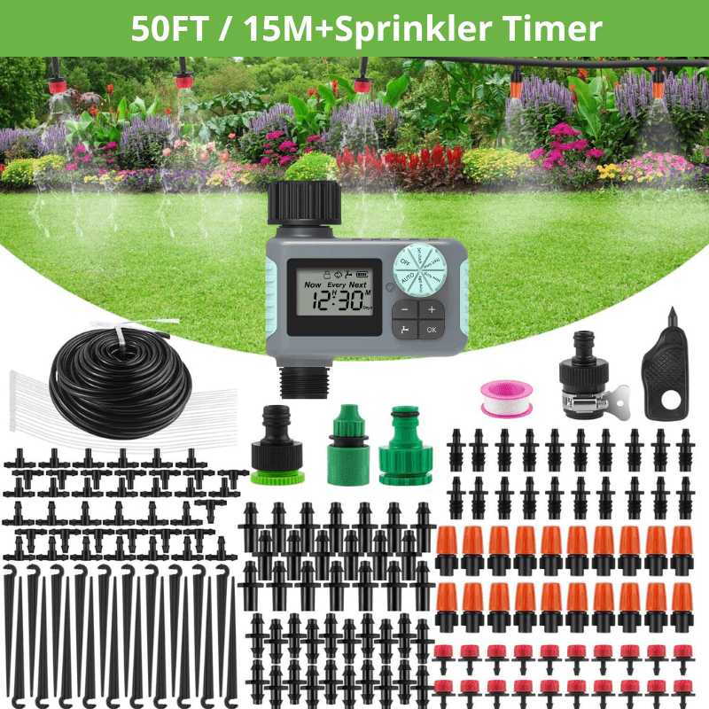 Fog-Cooled Automatic Irrigation System for Efficient Watering | Smart Garden Sprinkler System