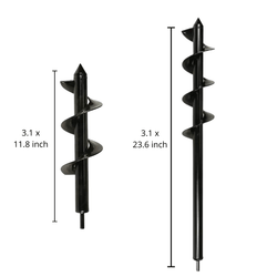 Gardening Auger Pro - Heavy-Duty Soil Drill for Effortless Planting & Digging | Ideal for Bulbs, Seeds, and Post Holes