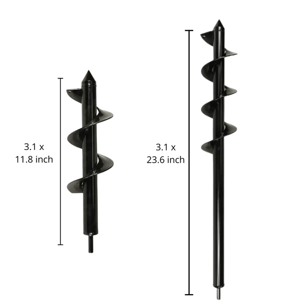 Gardening Auger Pro - Heavy-Duty Soil Drill for Effortless Planting & Digging | Ideal for Bulbs, Seeds, and Post Holes