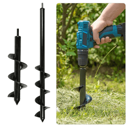 Gardening Auger Pro - Heavy-Duty Soil Drill for Effortless Planting & Digging | Ideal for Bulbs, Seeds, and Post Holes