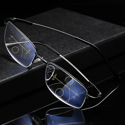 Smart Progressive Sunglasses with Adaptive Lenses for Ultimate Vision Comfort