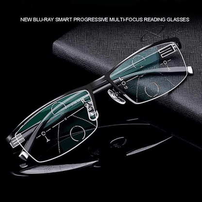 Smart Progressive Sunglasses with Adaptive Lenses for Ultimate Vision Comfort